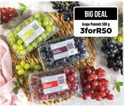 Grape Punnets-For 3 x 500g