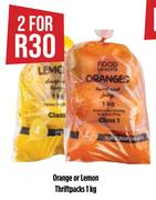 Orange Or Lemon Thriftpacks-For 2 x 1kg