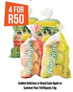 Golden Delicious Or Royal Gala Apple Or Summer Pear Thriftpacks-For 4 x 1kg