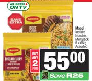 Maggi Instant Noodles Multipack Assorted-For Any 2 x 5 x 68g