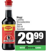 Maggi Lazenby Worcestershire Sauce Assorted-250ml