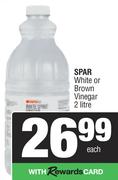 Spar White Or Brown Vinegar-2Ltr Each