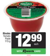 Rhodes Tomato Paste-115g 