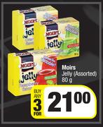 Moir's Jelly Assrted-For Any 3 x 80g