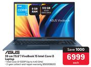 Asus 39cm (15.6") Vivo Book 15 Intel Core i3 Laptop