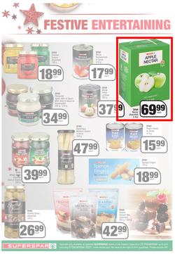 SUPERSPAR EASTERN CAPE : We've Got The Christmas You Deserve (23 November - 5 December 2021) Valid In | Bluewater Bay, Amalinda, Knysna, Heather Park, Jeffery's Bay, Rosehill, Sedgefield, Spandau, page 3