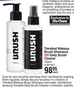 Brush Trendest Makup Brush Shampoo Or Daily Brush Cleaner-150ml Each