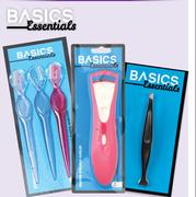 Basics Essentials Eyebrow Razors 3 Pack-Per Pack