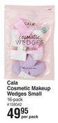 Cala Cosmetic Makeup Wedges Small 16 Pack-Per Pack