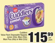 Cuddlers Value Pack Disposable Nappies-Per Pack