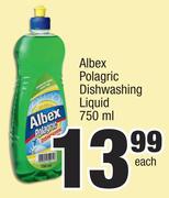 Albex Polagric Dishwashing Liquid-750ml Each