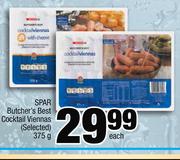 Spar Butcher's Best Cocktail Viennas (Selected)-375g Each