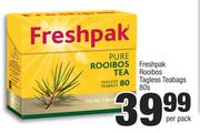 Freshhpak Rooibos Tagless Teabags-80s Per Pack