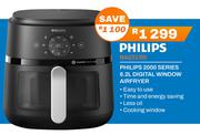 Philips 2000 Series 6.2Ltr Digital Window Airfryer NA231/00