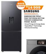 Samsung 459Ltr Frost Free Top Fridge Bottom Freezer Combination Fridge (Black) RB50DG632EB1FA