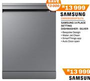 Samsung 14 Place Setting Dishwasher (Silver) DW60BG850FSLFA