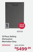 Defy 13 Place Setting Dishwasher Manhattan Grey DDW242 836126