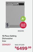 Defy 15 Place Setting Dishwasher Inox DDW257 836418