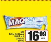 Mac fabric Conditioner Refill Pouch-500ml Each