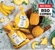 2 x Banana Thriftpacks 700g & 2 x Pineapples Combo