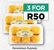 Persimmon Punnets-For 3