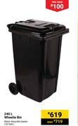 240Ltr Wheel Bin 761944