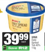 Spar Daily Spread Tub 40%-1Kg
