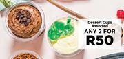 Dessert Cups Assorted-For Any 2