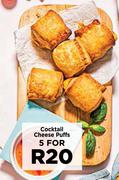Cocktail Cheese Puffs-For 5 
