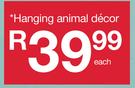 Hanging Animal Decor-Each