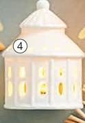 Small Ceramic Light Up Round House