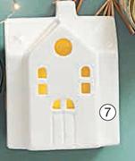 Small Ceramic Light Up House