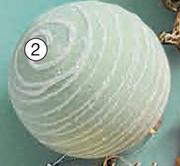 Glitter Swirl Bauble-Each