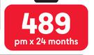 Samsung Galaxy A15 128GB 4G-On 1.3GB Red Core More Data (24 Months)