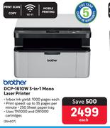 Brother DCP-1610W 3 In 1 Mono Laser Printer