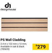 Designer House P S Wall Cladding 2.4m x 122mm x 12mm 785639