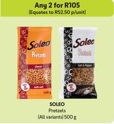 Soleo Pretzels (All Variants)-For Any 2 x 500g