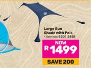 Campmaster Large Sun Shade With Pols 850015858