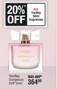 Yardley Gorgeous EDP-50ml