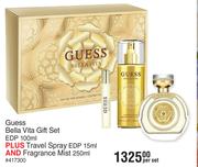 Guess Bella Vita Gift Set EDP 100ml Plus Travel Spray EDP 15ml & Fragrance Mist 250ml-Per Set