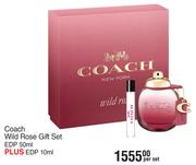Coach Wild Rose Gift Set EDP 50ml Plus EDP 10ml-Per Set