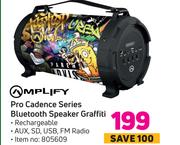 Amplify Pro Cadence Series Bluetooth Speaker Graffiti