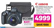 Canon EOS 4000D Starter Bundle