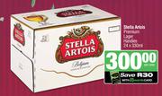 Stella Artois Premium Lager Handies-24 x 330ml Per Case