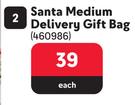 Creative Stationery Santa Medium Delivery Gift Bag-Each