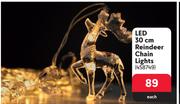 Excellent Houseware LED 30cm Reindeer Chain Lights-Each