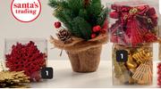 Santa's Trading Tree Decor Snowflakes Or Stars-Per 10 Pack