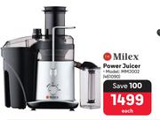 Milex Power Juicer MMJ002-Each