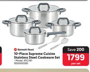 Bennett Read 10 Piece Supreme Cuisine Stainless Steel Cookware Set KSC361-Per Set