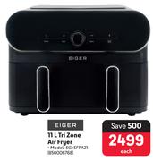 Eiger 11L Tri Zone Air Fryer EG-SFPA21-Each